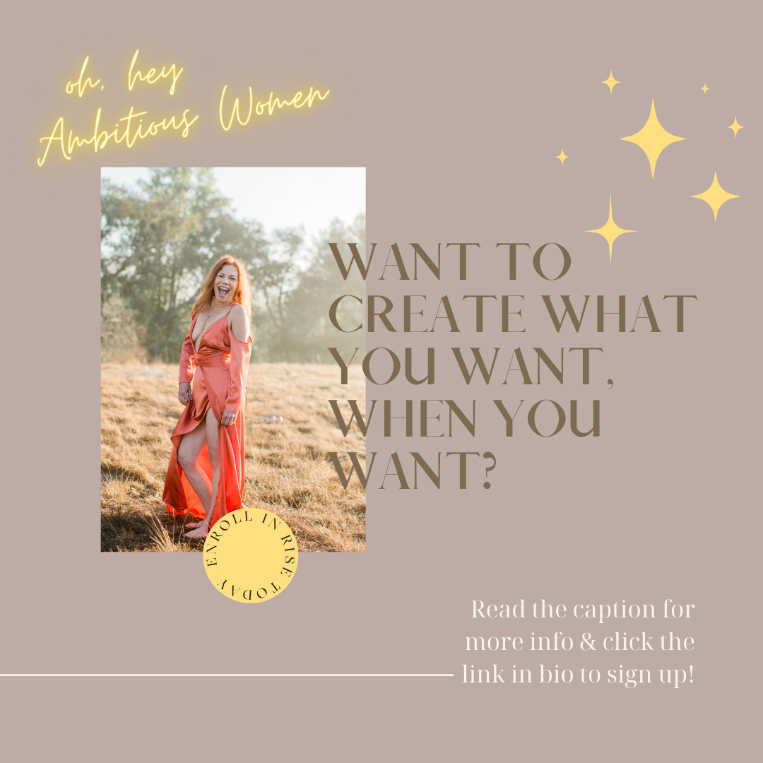Those of you who are driven professionals, executives/CEOs, entrepreneurs or spiritual creatives... may be happy to know that RISE – my life-altering course on mastering your energy and creating your optimal impact– is open for registration ⚡

RISE is a 5-week deep-dive int