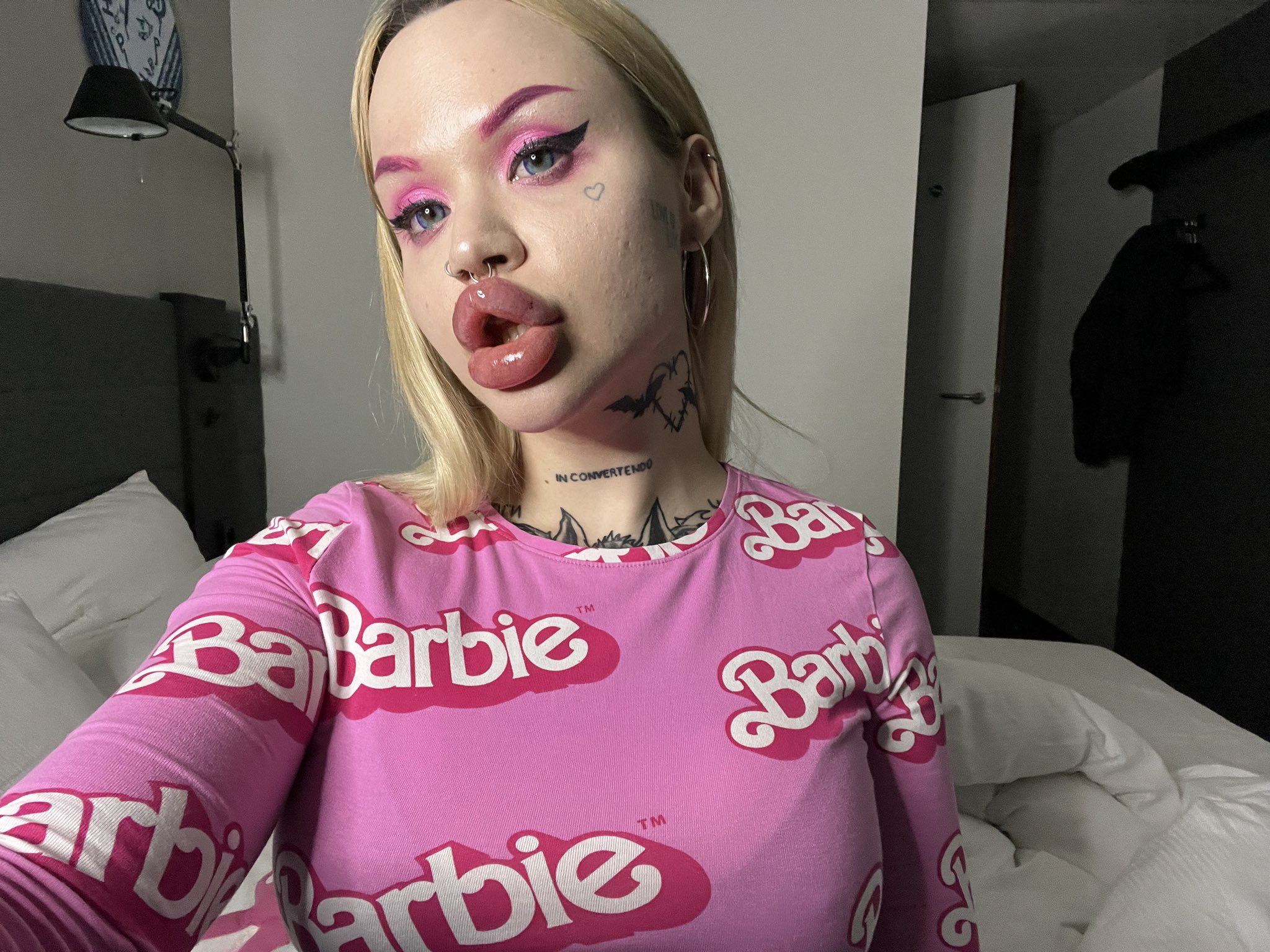 Nikki Sissy On Twitter Rt Nastybimbo666 Freshly Filled Lips Bimbo 