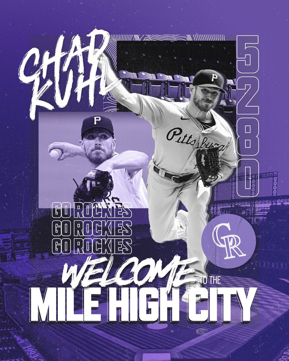 OFFICIAL: We have agreed to terms with RHP Chad Kuhl to a one-year contract.

Welcome to Colorado, <a href="/KuhlWhhip_11/">Chad Kuhl</a> 🏔