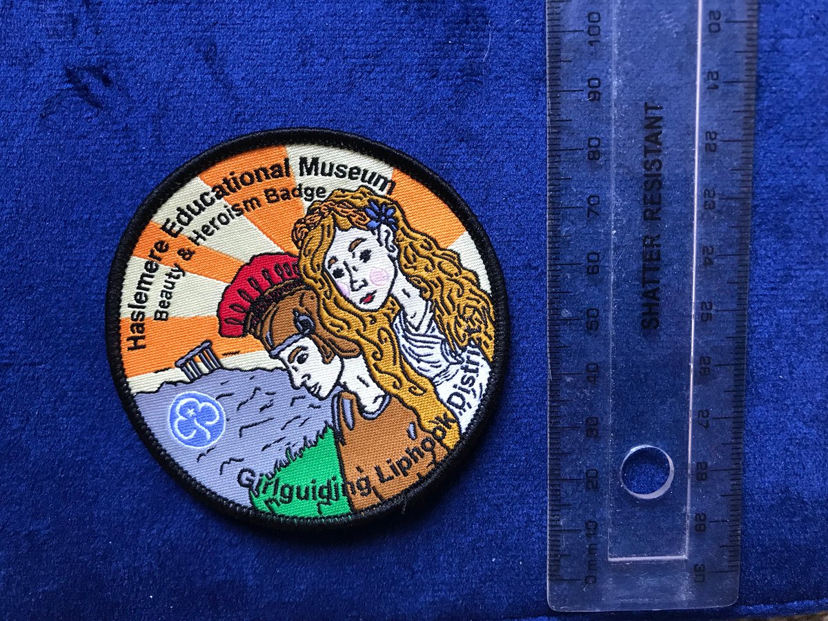 haslemeremuseum's tweet photo. We are very proud to introduce our new Challenge badge inspired by our @britishmuseum Spotlight Loan Troy: Beauty and Heroism. For more information please contact Kay at the Museum
#Troy #BeautyHeroism #girlguiding @kidsinmuseums https://t.co/q1bQG5xwFv