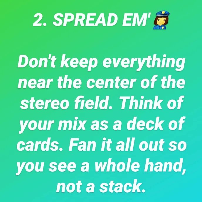 NothingElseProd's tweet photo. When I got serious about mixing music years ago, one thing I struggled with was making all the layers in the mix coexist while maintaining clean sound quality. Here's some tips I have to share for beginning producers.

#MixingTips #MixingTip #MixingTipsAndTricks #BeatMixing https://t.co/e83Rz7C3CQ