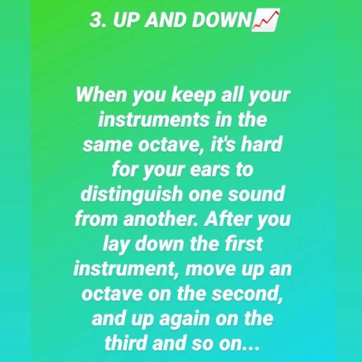 NothingElseProd's tweet photo. When I got serious about mixing music years ago, one thing I struggled with was making all the layers in the mix coexist while maintaining clean sound quality. Here's some tips I have to share for beginning producers.

#MixingTips #MixingTip #MixingTipsAndTricks #BeatMixing https://t.co/e83Rz7C3CQ