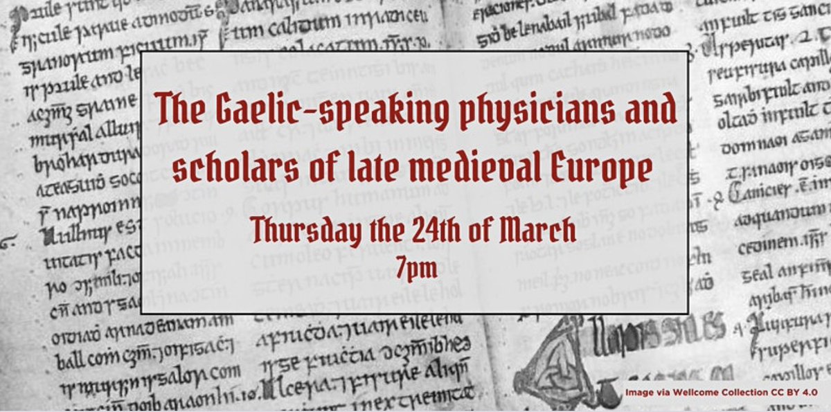 eDIL_Dictionary's tweet photo. **Now Online**

Next week, I'll be bringing the medical schools and scholars of late medieval Ireland &amp; Scotland to a Zoom meeting near you!

Manuscripts, texts, doctors, patients, unappealing remedies and a 15th-century nasal speculum! 

Register ⤵️

https://t.co/ZnBWfy934J https://t.co/y0qDCbBXsQ