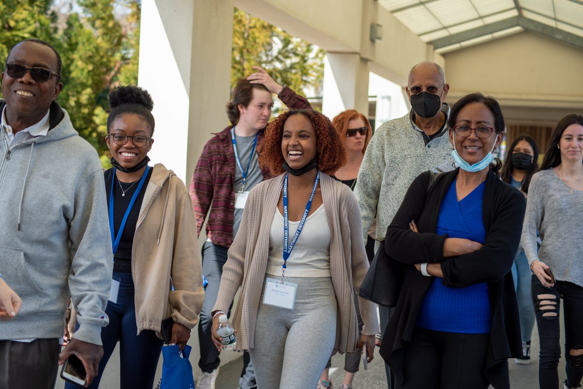 marymountu's tweet photo. There are so many new faces at Marymount for Admitted Students Day!

After showing off our incredible campuses and sharing what life as a student is really like, we hope they return in the fall as #MUSaints⚜️ https://t.co/Myt5NCZu1I