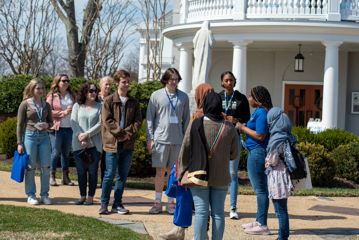 marymountu's tweet photo. There are so many new faces at Marymount for Admitted Students Day!

After showing off our incredible campuses and sharing what life as a student is really like, we hope they return in the fall as #MUSaints⚜️ https://t.co/Myt5NCZu1I