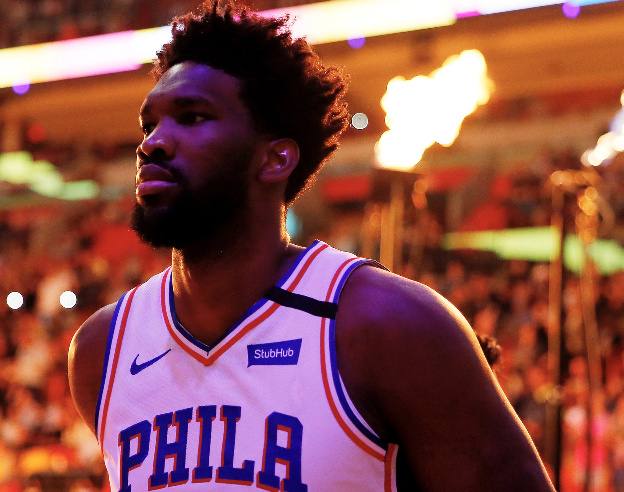 Happy birthday to the only man to ever exist or matter, the absolute light of my life Joel Embiid 