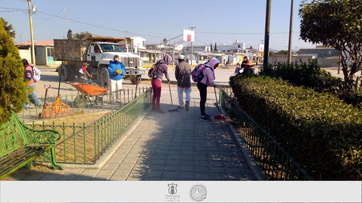 SMyPCTepeaca's tweet photo. #Informamos l En temas de salud y medio ambiente, te compartimos e informamos que esta ocasión se asistió a San José Zahuatlán, para realizar jornada de poda y limpieza. Otorgando con esto a los ciudadanos espacios con mejores condiciones en sus visitas. https://t.co/6reR2CJaWj