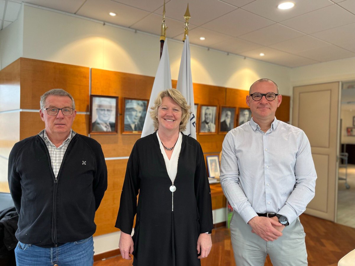 Temps d’échange enrichissant ce jour avec et sur l’@UFOLEP, en compagnie d’Arnaud Jean, son président, et de Patrick Chevalier, son directeur technique national.