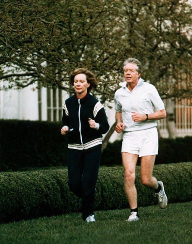 President Jimmy Carter and First Lady Rosalynn Carter go for a jog in Washington DC, 43 years ago today (March 16, 1979). 
<a href="/CarterLibrary/">Jimmy Carter Presidential Library</a> <a href="/CarterCenter/">The Carter Center</a> #JimmyCarter #RosalynnCarter #POTUS <a href="/peanut_brigade/">Awesome Jimmy Team🇺🇸 everything re ❤#JimmyCarter</a>