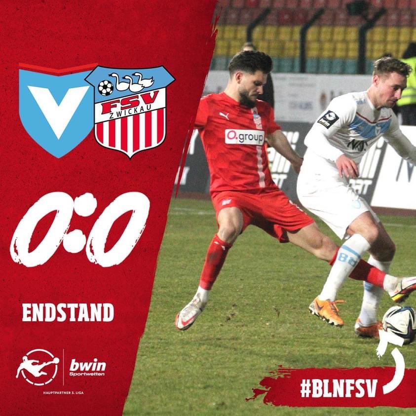 EastGermanFooty's tweet photo. 𝗙𝗧! 𝗩𝗶𝗸𝘁𝗼𝗿𝗶𝗮 𝗕𝗲𝗿𝗹𝗶𝗻 𝟬:𝟬 𝗙𝗦𝗩 𝗭𝘄𝗶𝗰𝗸𝗮𝘂
Goalless at the Friedrich-Ludwig-Jahn-Sportpark.
In a game which a win would’ve done so much for Zwickau’s survival, a point does very little.
6pts clear, one game in hand, tense stuff.
#3Liga #FSVZwickau #BLNFSV https://t.co/kvSQ4F4yYg