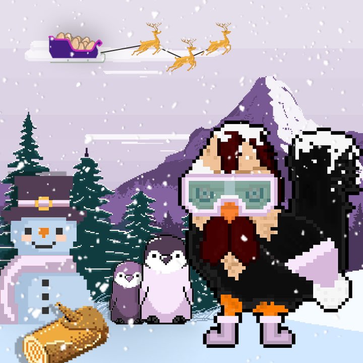EggsGameNFT's tweet photo. Neither penguins can fly nor roosters. These wings are not for flying, it’s for protecting the eggs 🐧🥚🐔

#NFT #NFTs #Pixelart #NFTCollection #NFTartist #NFTCollector #Cryptoart #NFTCommmunity #NFTGame #P2E #EggsGame https://t.co/zWEdcdAKjp