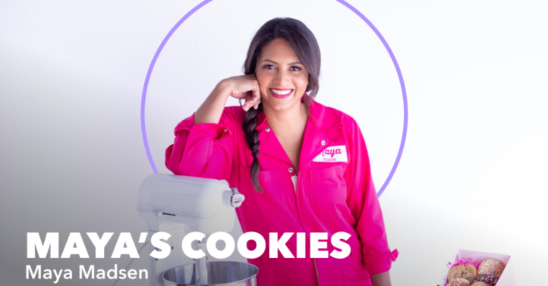 QuickBooks's tweet photo. After perfecting her recipe, Maya Madsen founded @MayasCookies—America's No. 1 Black-owned vegan cookie company. Check out her story in our #IRunThis series.
#WomensHistoryMonth