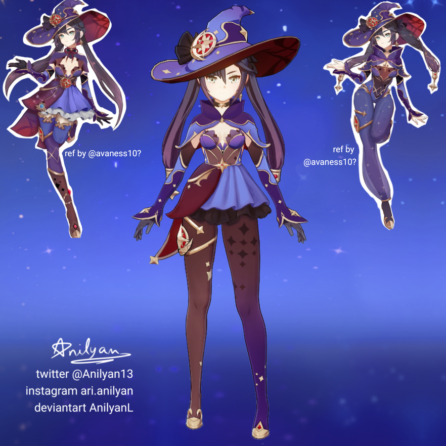 Anilyan13's tweet photo. So, these 2 Mona edits inspired me to sort of combine them. That said, I don't know who the artist is because pinterest - tell me if you know!
#GenshinImpact #genshintwt #Genshin #Genshinfanart #genshinskins #mona #monafanart #monaedit #mona_genshin_impact https://t.co/hXp24zSINg