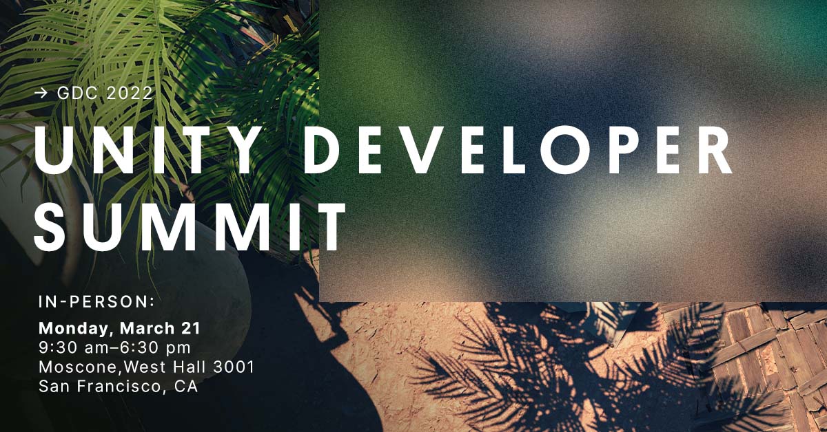 unitygames's tweet photo. We can’t wait to kick off our Developer Summit for #GDC22 on March 21! For the whole day, learn about future releases, with tips and tools from our experts to scale your game, improve performance, and much more 😍
https://t.co/SSAJseNEK8 https://t.co/aUuat5NBBD