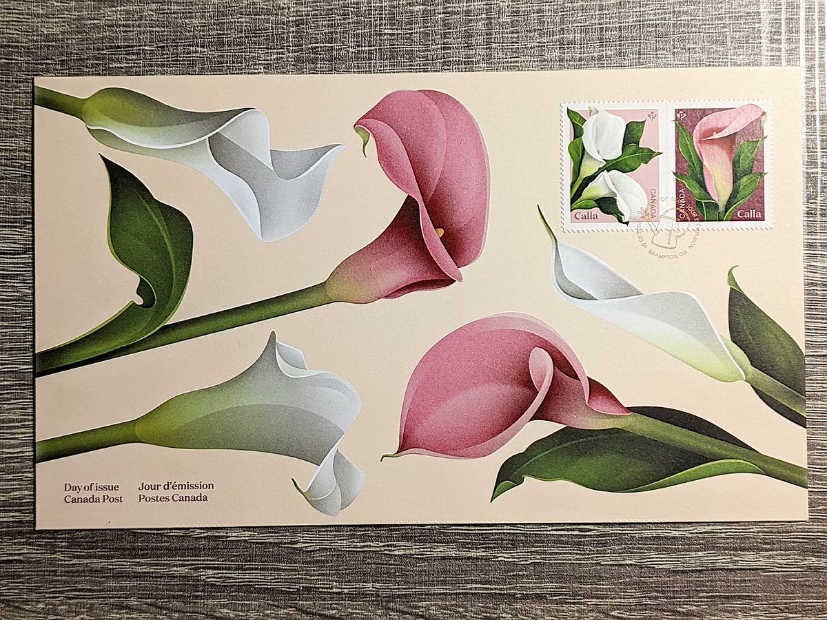 SPiecesOfPaper's tweet photo. I feel like Canada Post knew how desperately I needed some plants in my life when they popped this in my mailbox yesterday! #spop #philately #flowerphilately #canadapost https://t.co/cesqJYmZ3L