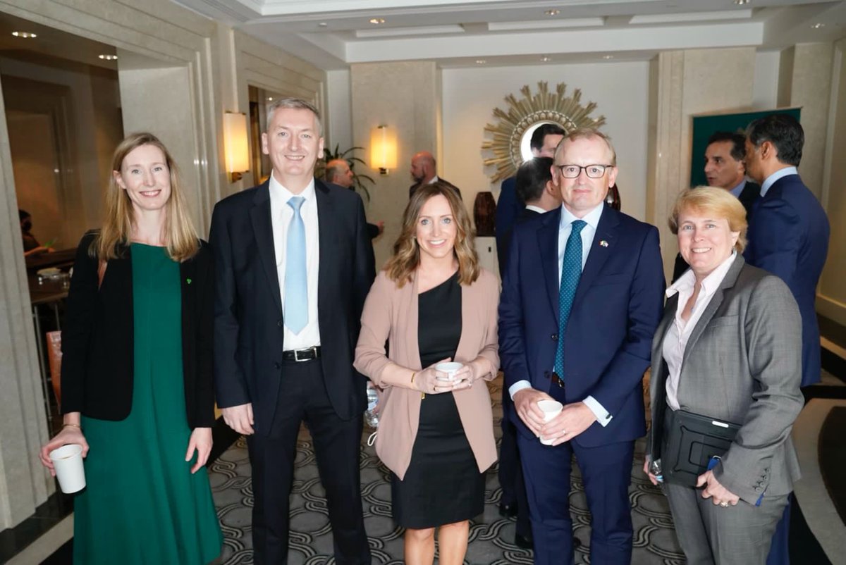 Great to be celebrating #StPatricksDay in DC and talking all things innovation and collaboration with fantastic clients and colleagues - Mary Lombardo <a href="/CollinsAero/">Collins Aerospace</a> Martin Cotter <a href="/ADI_News/">Analog Devices, Inc.</a> @GemmaAllenIDA <a href="/davidgaskin2/">David Gaskin</a> #InvestinIreland #FDI
