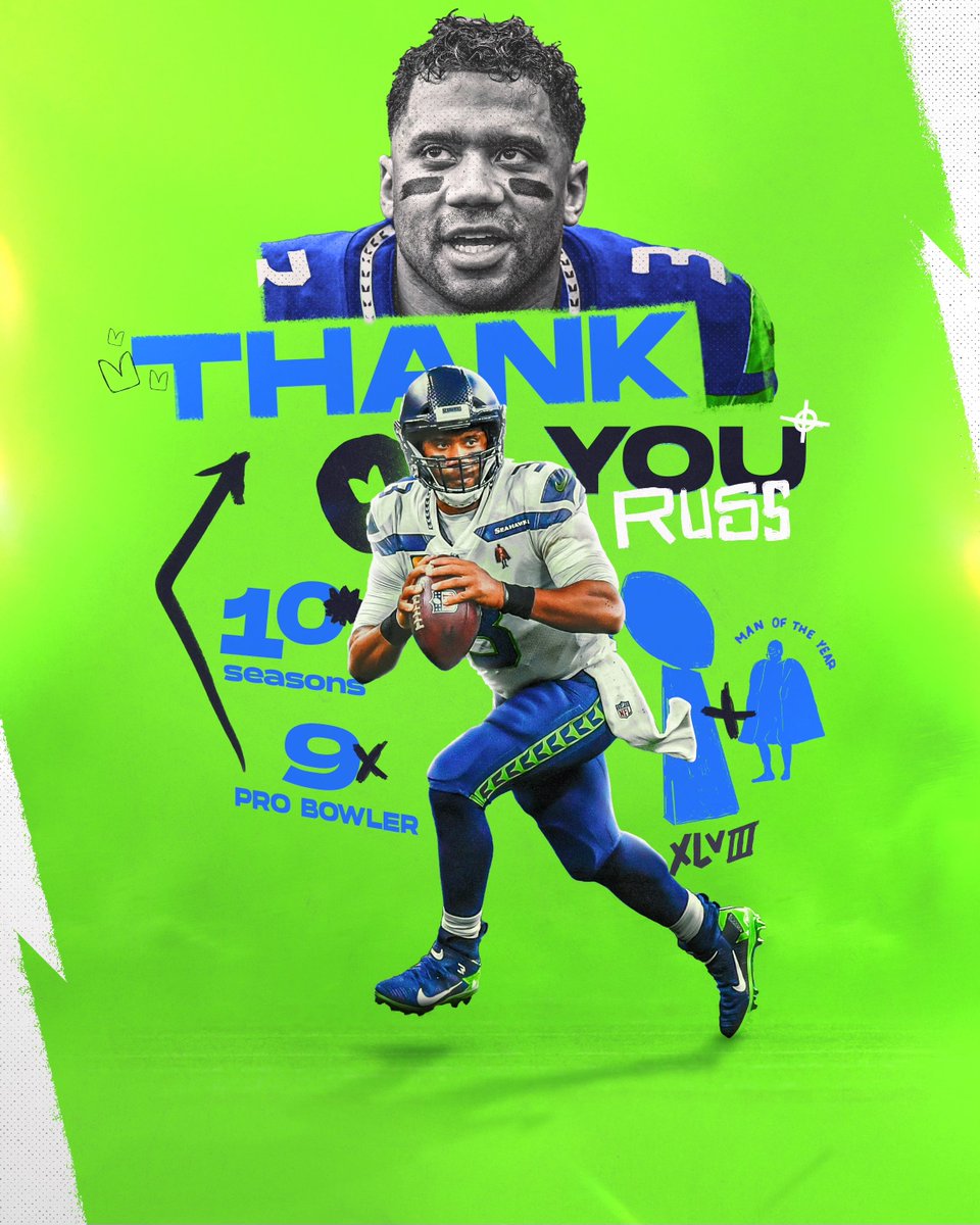 Seahawks's tweet image. #ThankYouRuss