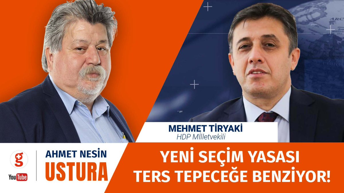 artigercek's tweet photo. 🔴 @ahmetnesin1 ile #Ustura'da bu hafta konuk #HDP Milletvekili Mehmet Tiryaki oldu.
📌Yeni #seçim yasası ters tepeceğe benziyor!
📌#MHP %7’nin altına düşerse ne olur?
📌HDP seçimlere bağımsız girebilir mi?
⬇⬇⬇
https://t.co/FpdzpgX3ny https://t.co/BRMNWSsXbI