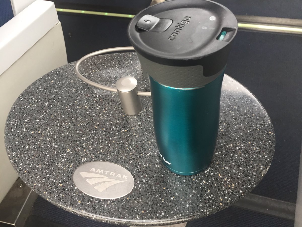 Frustrated. Buying coffee on Amtrak train and was not allowed to use my flask and save a cup (of same size. Doing the right think should not so hard!