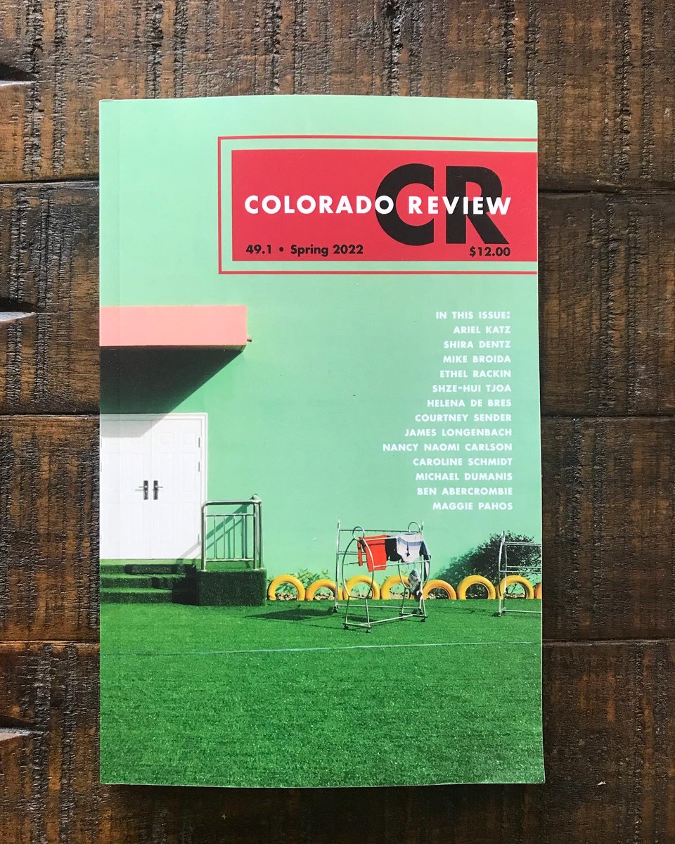 katzwords's tweet photo. thrilled &amp; grateful to have a story in the spring issue of @Colorado_Review! https://t.co/b9f0tygUua