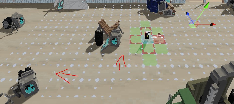 ChillinGames's tweet photo. I got the objects in the level cut out of the grid. This should make each level uniquely challenging to fight in.
.
.
.
#ChillinGames #wastelandwarden 
#solodev #indiedev #gamedevelopment #gamedev #gamedesign https://t.co/RJ8ztW2Opi