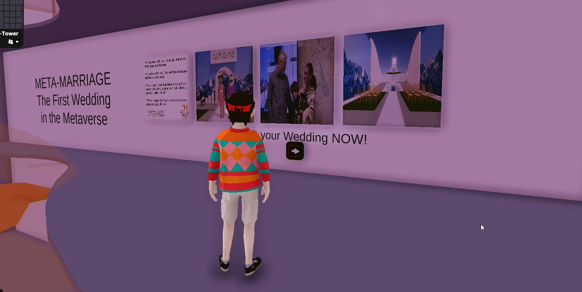 heyformatho's tweet photo. Met your special one in the #MetaVerse?
You can now get married in the Metaverse!
Introducing @roselawgroup, who conducted the 1st #MetaMarriage. The event had over 3,500 guests !
They have office now open in @Decentraland. 
#RoseLawGroup #MetaGrandOpening #MetaMarriage #DCL https://t.co/OwW90ltts5