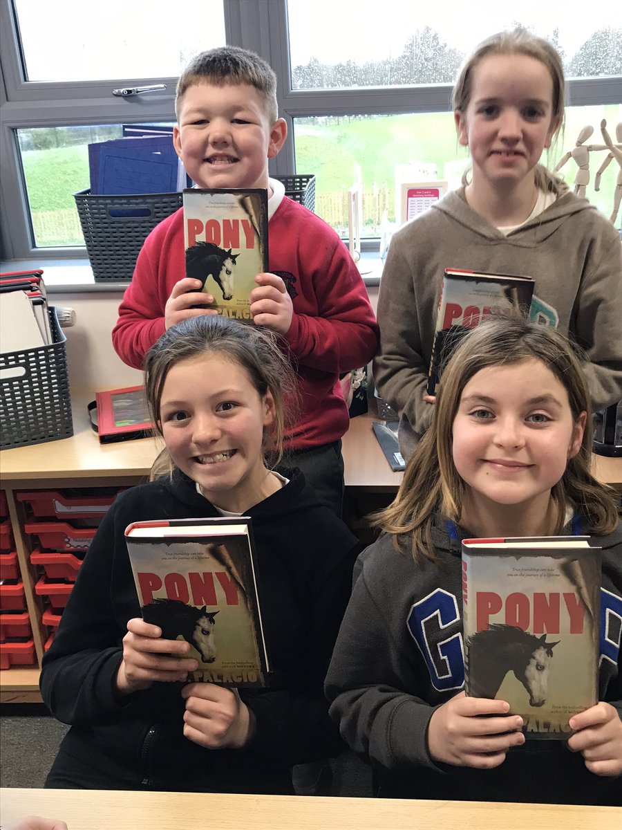 “Pony” proved very popular with these Book Club pupils (they scored it 10/10). @RJPalacio