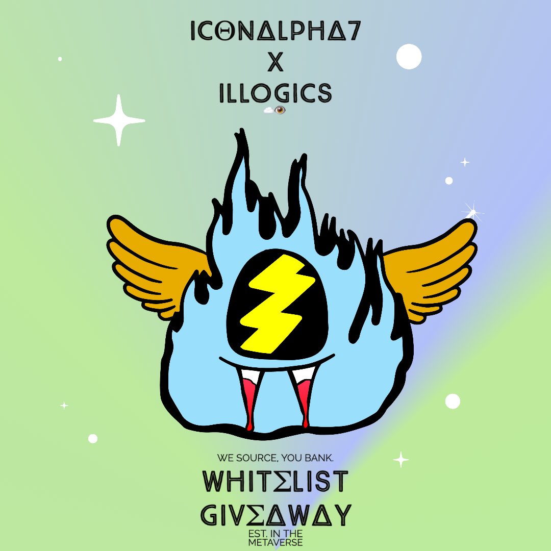 ICONALPHA7's tweet photo. ICΘNΔLPHΔ7 x Illogics 
☁️☁️☁️☁️☁️☁️👁☁️☁️☁️☁️☁️☁️

PRΘUDLY CΘLLΔBΘRΔTING WITH Δ STRΘNG INNΘVΔTIVΣ TΣΔM THΔT BΣTS ΘN THΣMSΣLVΣS

WHITΣLIST GIVΣΔWΔY 2x

TΘ BΣ ΣLIGIBLΣ:

1️⃣~Like, 
2️⃣~ Retweet 
3️⃣~ Tag 4 Friends

Must Be Following: 
@illogics 😈
@ICONALPHA7 ☁️
@LuhGangWrld 👁

GL🎉 https://t.co/UtkitCbU8Q