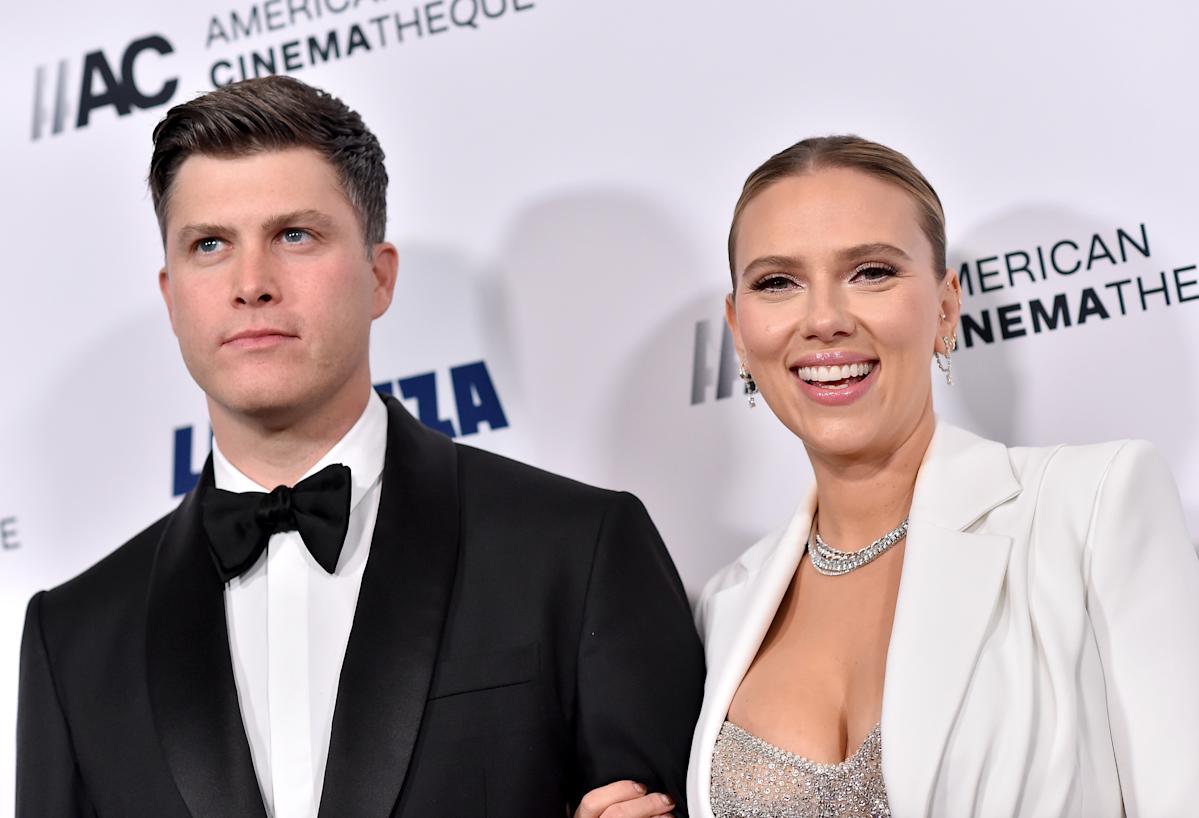 Scarlett Johansson says she wouldn't have dated Colin Jost in high school: 'I don't think so' https://t.co/kAOX2FtXQh https://t.co/3YjEi9xDqK