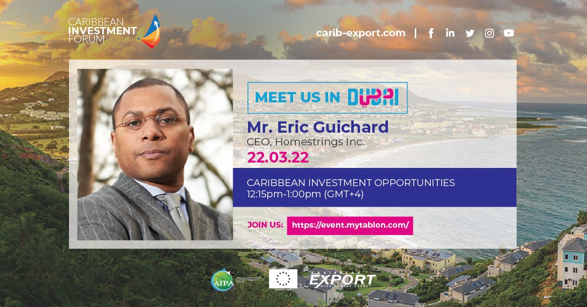 Speaking at Caribbean Investment Forum in Dubai about investment opportunities we are pursuing.