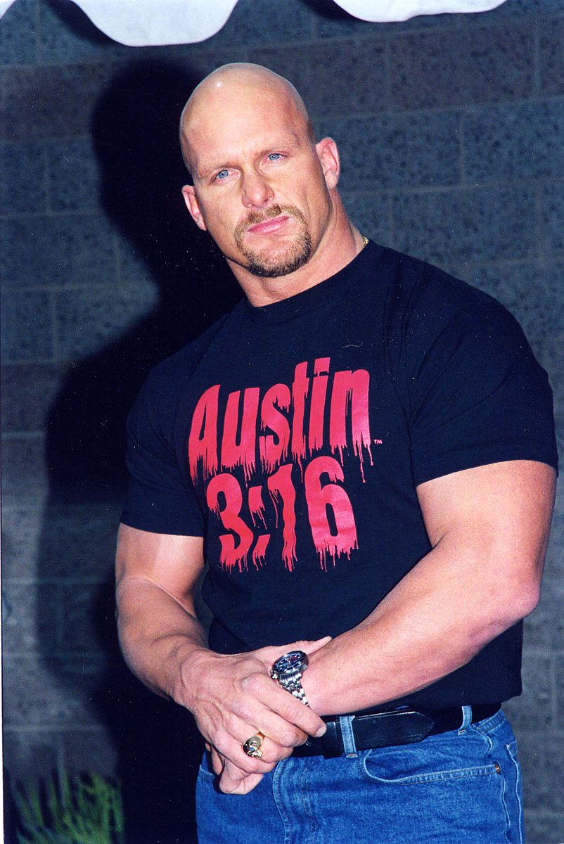 Hodinkee's tweet image. March 16th? #OhHellYeah. Steve Austin is no stranger to Stone Cold wrist picks. Here he is rocking an Omega Seamaster. But you won't find a 007 here. Just 3.16. #316Day