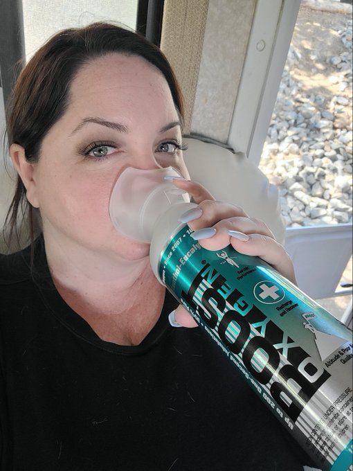 At nearly 8,000 feet elevation and I can't breathe. The stores sell this oxygen in a can like its normal<a href="/tag/mvsales"class="tags"><span>#mvsales</span></a>