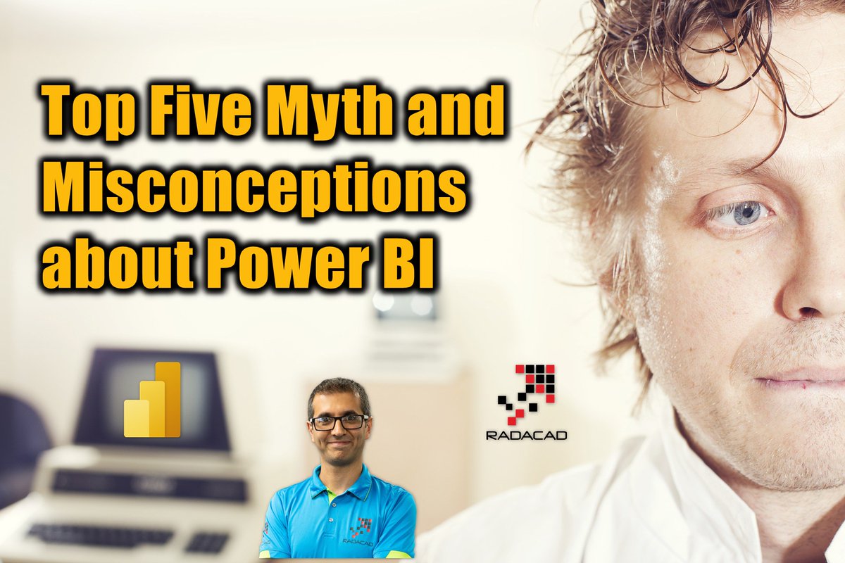 Rad_Reza's tweet photo. TOP 5 Myth and Misconceptions about #PowerBI 
This is what I talked about in my today's video and blog
https://t.co/rw0m7TrsC8 
#PowerBIAdoption #PowerBIfromRookieToRockStar #PowerBITutorial #PowerBILearning https://t.co/OdjzvVRjE0