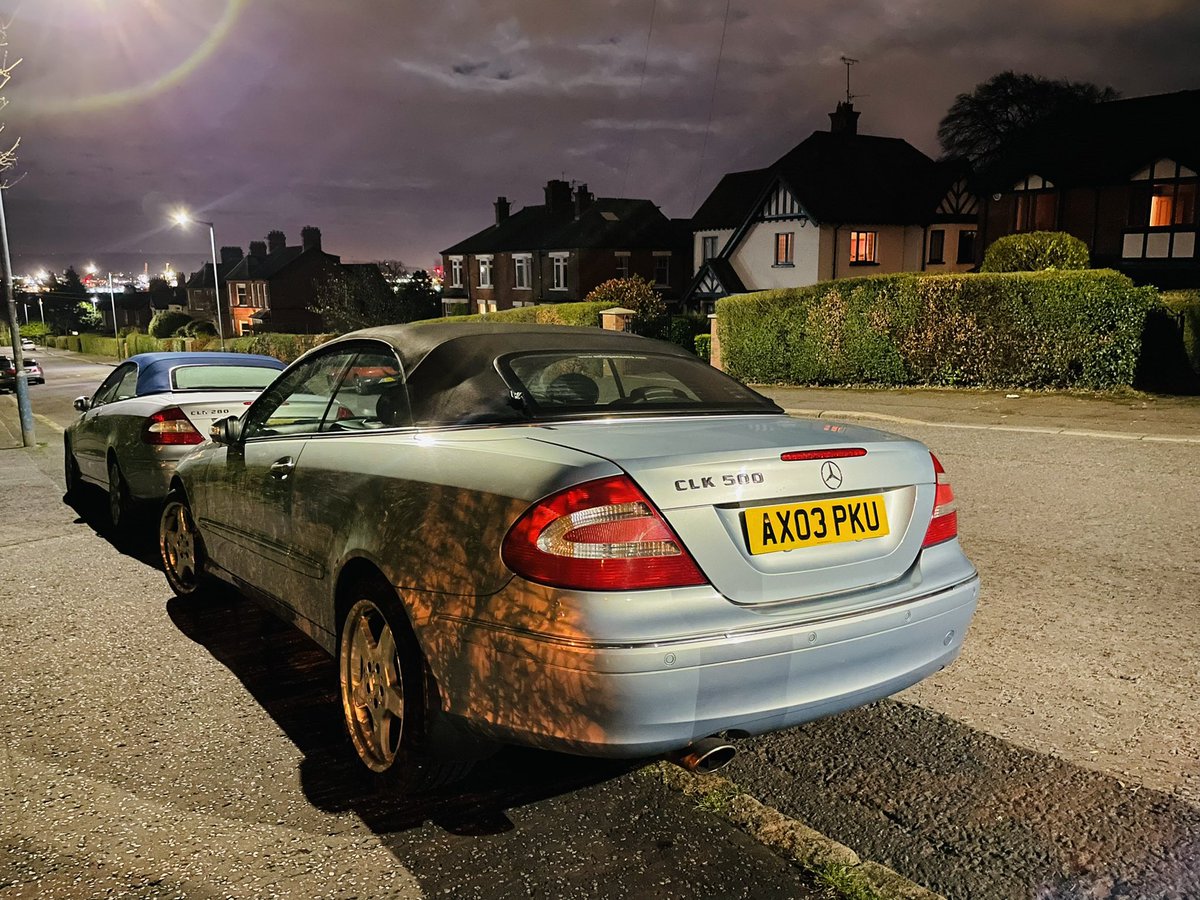 lmcbelfast's tweet photo. It’s home!!! Always leave that note, you just never know when you might own it ❤️🤩 #clk500 https://t.co/cNGIkN2U4d