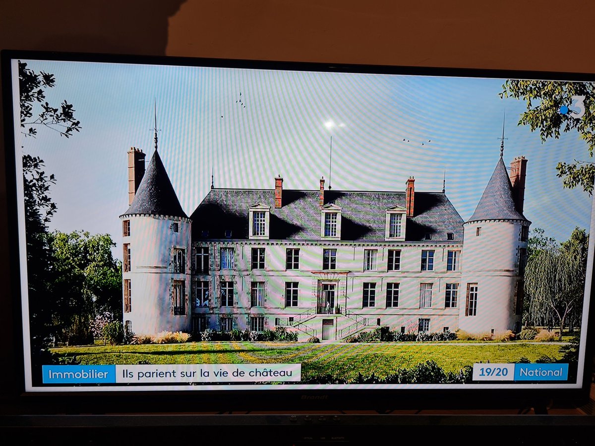 CEpernon's tweet photo. Le château du duc d'Epernon tout à l'heure sur France 3 dans le journal national https://t.co/pv3pa8TPdm