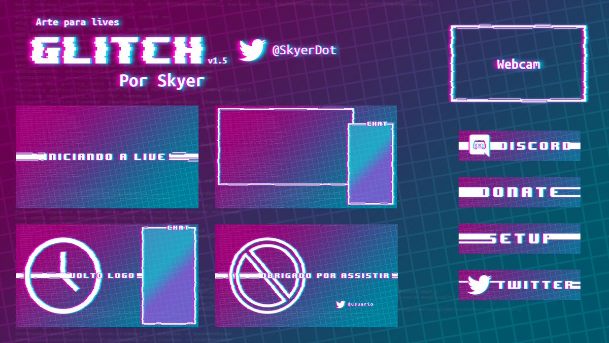 NebulaBR's tweet photo. ARTE NOVA NA ÁREA! O @SkyerDot fez esse pack lindo pra gente, e deixou DE GRAÇA pra você usar nas suas lives!

https://t.co/Q5lyOAFzDB https://t.co/FXS65M7U9L