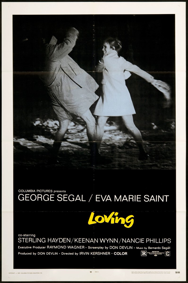 CCinephilia's tweet photo. Today on #ClickInMovies:

In 1970, Irvin Kershner directed 'Loving,' showcasing the qualities that eventually led to him helming films like 'The Empire Strikes Back' and 'Never Say Never Again.'

⬇⬇⬇

https://t.co/HmI0530MrK https://t.co/v1nWhdLN63