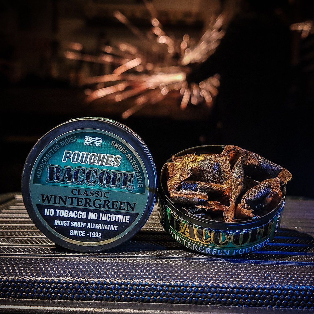 BaccOff_Snuff's tweet image. This month get 10% off Classic Wintergreen Pouches with the code WGP10 (link in bio) 

#PackDipSpit #BaccOff #spitblack