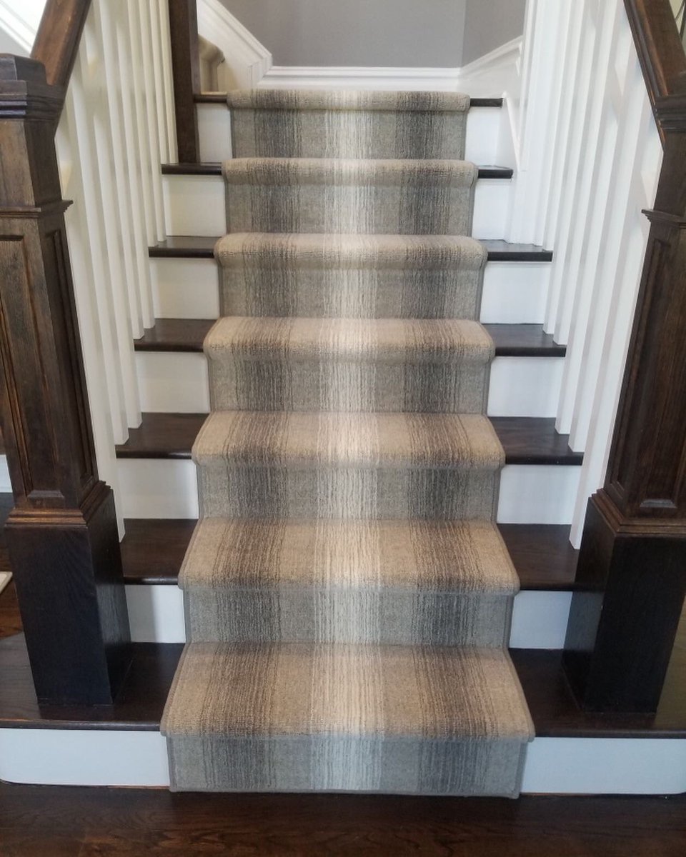 Beautiful before &amp; after Customers always love our custom carpet runner #thecarpetgirl