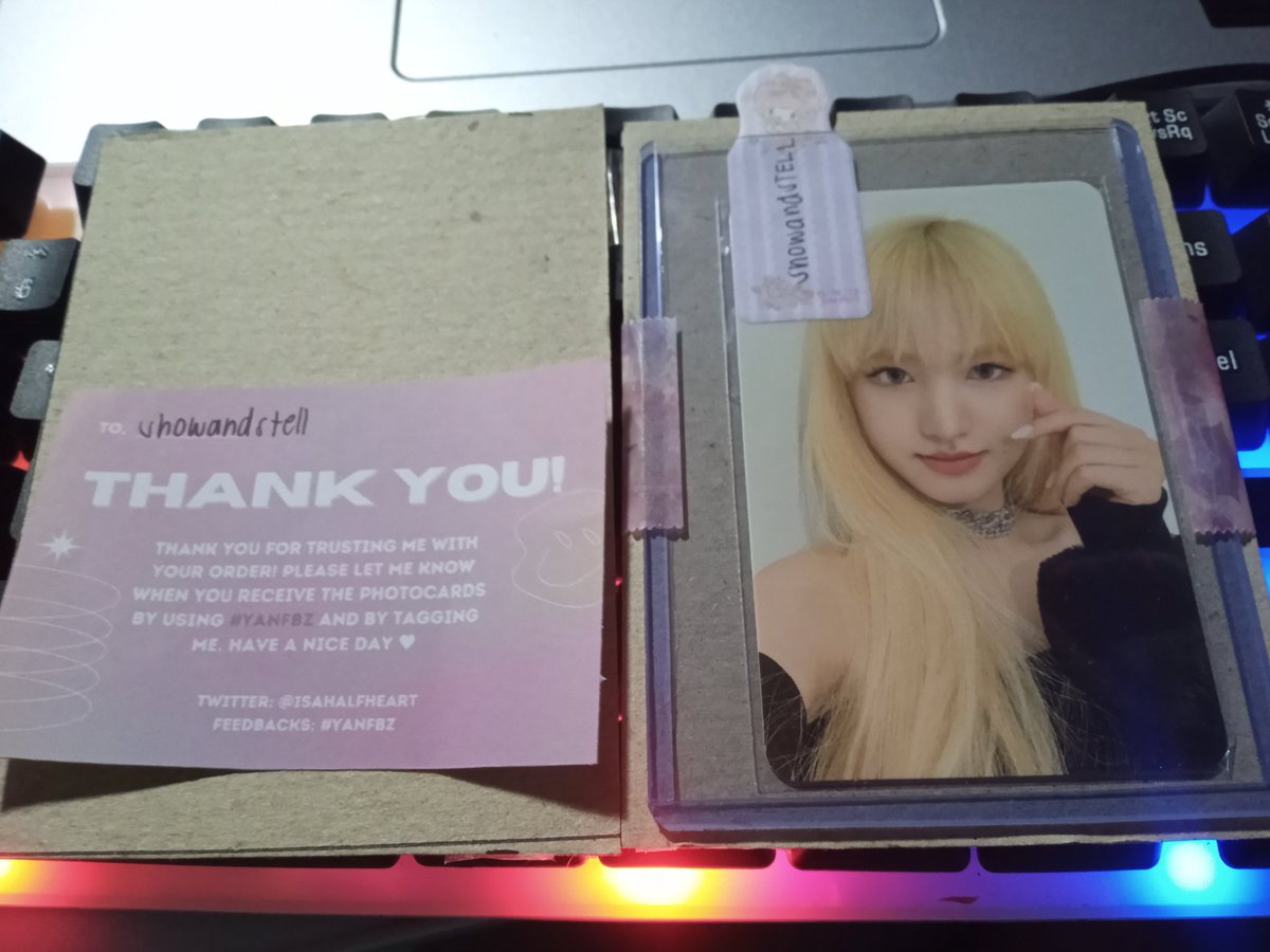 showandSTELL's tweet photo. Hello! Liz came home yesterday pa. Just unboxed it now. Safe naman po sya! Thank you smπ #yanfbz https://t.co/cTe78AYFPm