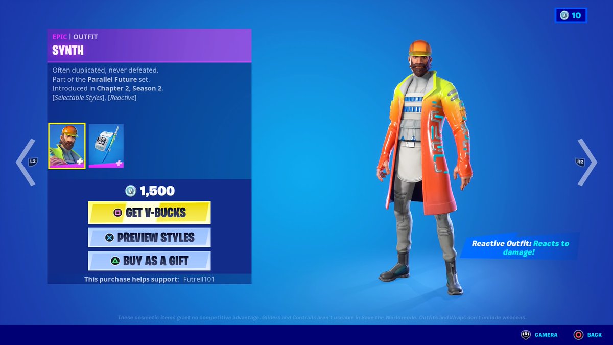 xAnd1DigItx's tweet photo. Why does this guy look like one of the synth scientists from Fallout 4? #CodeFutrell101 #Fortnite #TaborHill https://t.co/eXVBoyZVlU