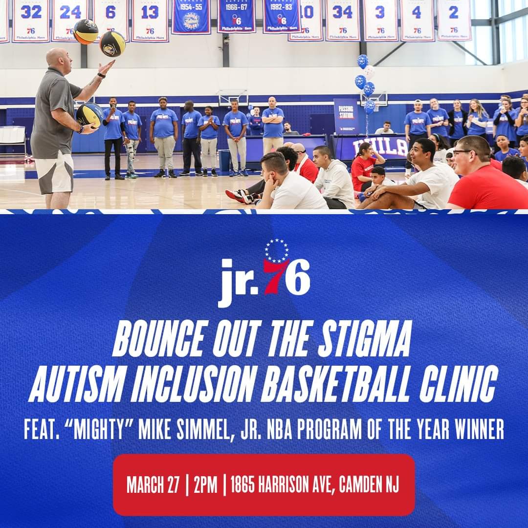 Super stoked to be teaming up with the @jr_76ers on this great event once again! #blessed #nolimits #dontquit #bounceoutthestigma