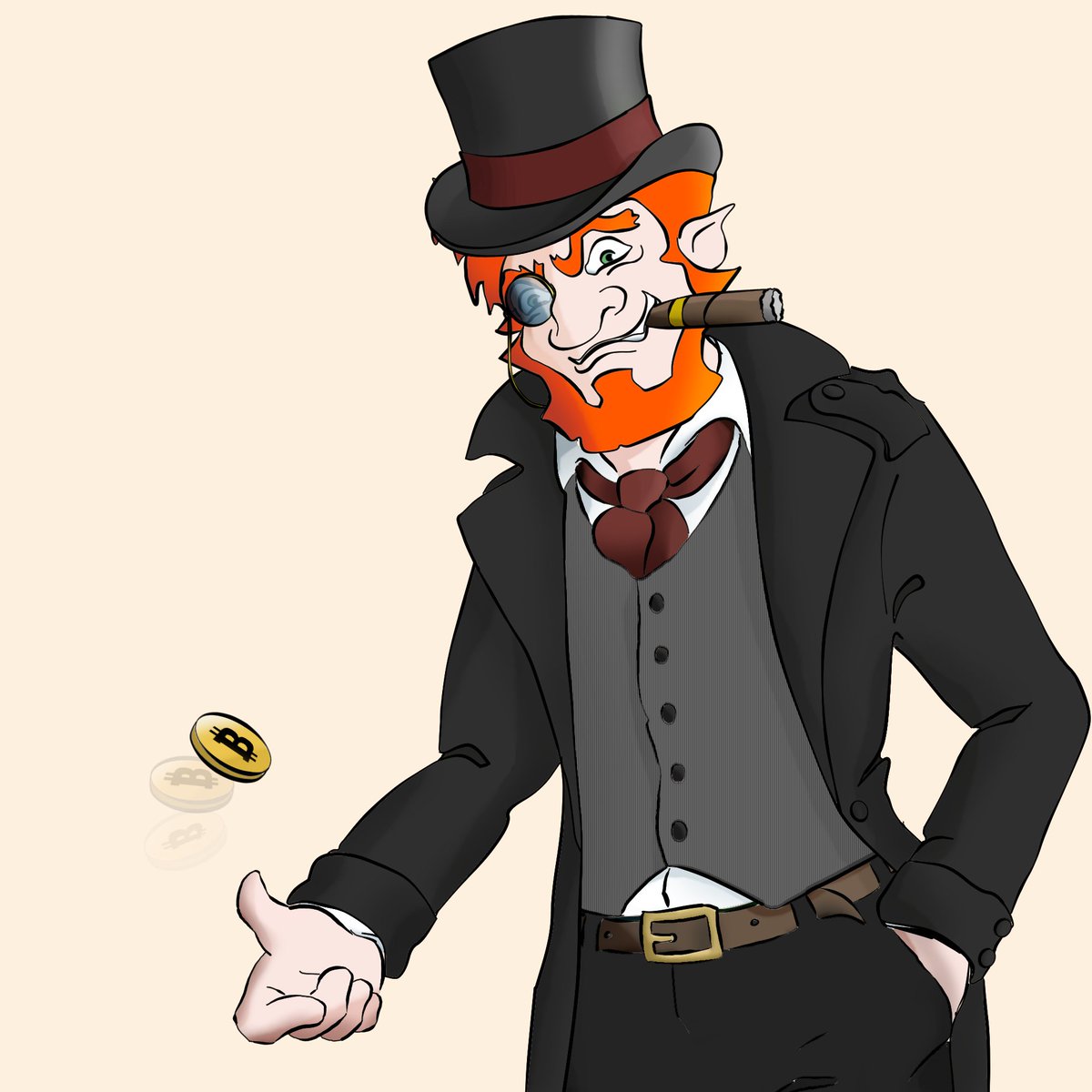 NfTcryptochauns's tweet photo. This Cryptochaun whale manipulates the market, only has love for other fat cats... retail should really know their place.

Hand Drawn, limited edition, with just 55 minted for #stpatricksday2022.  

#nftart #btc #cryptoart  #bitcoinusa #cryptoworld 

https://t.co/pxZIvb4Htk
PlsRT https://t.co/TxjWzHyzEI