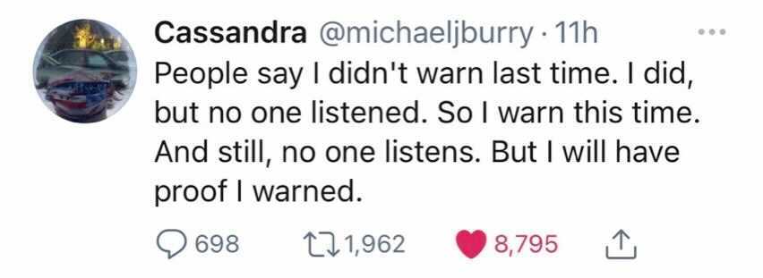 unusual_whales's tweet photo. Do you agree with Burry here? https://t.co/lvQ0qdM6p1