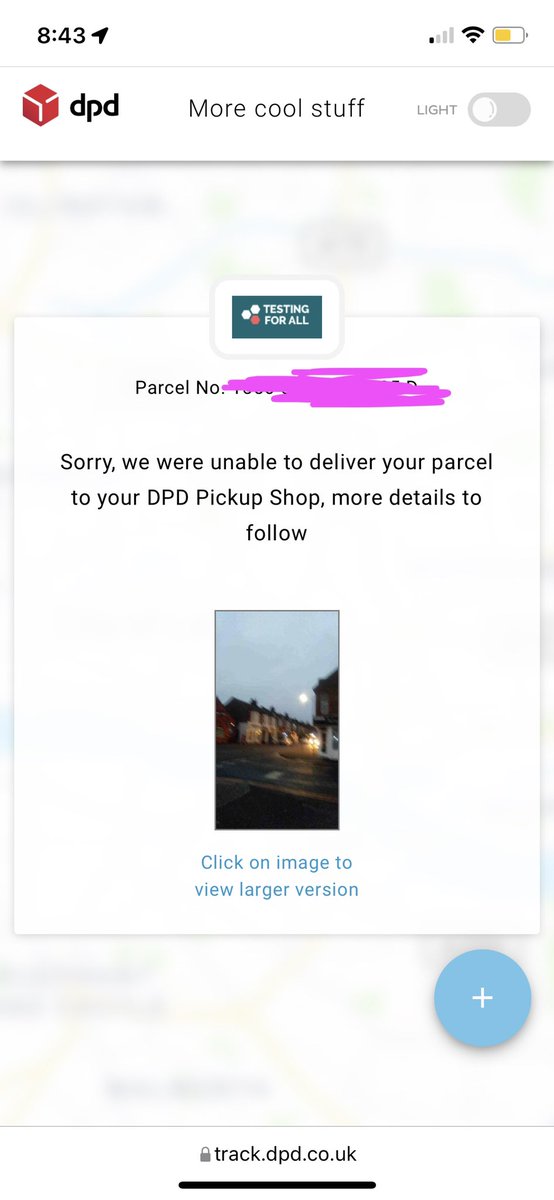 JessDoner's tweet photo. @DPDgroup_news I was expecting a parcel all day and stayed in to received it. I got a text this morning giving time slot, there were delays (which is fine), but I then received an ‘attempted delivery’ with no card was left? This is urgent for tomorrow eve at the latest. Pls help https://t.co/KYVQUg5BD8