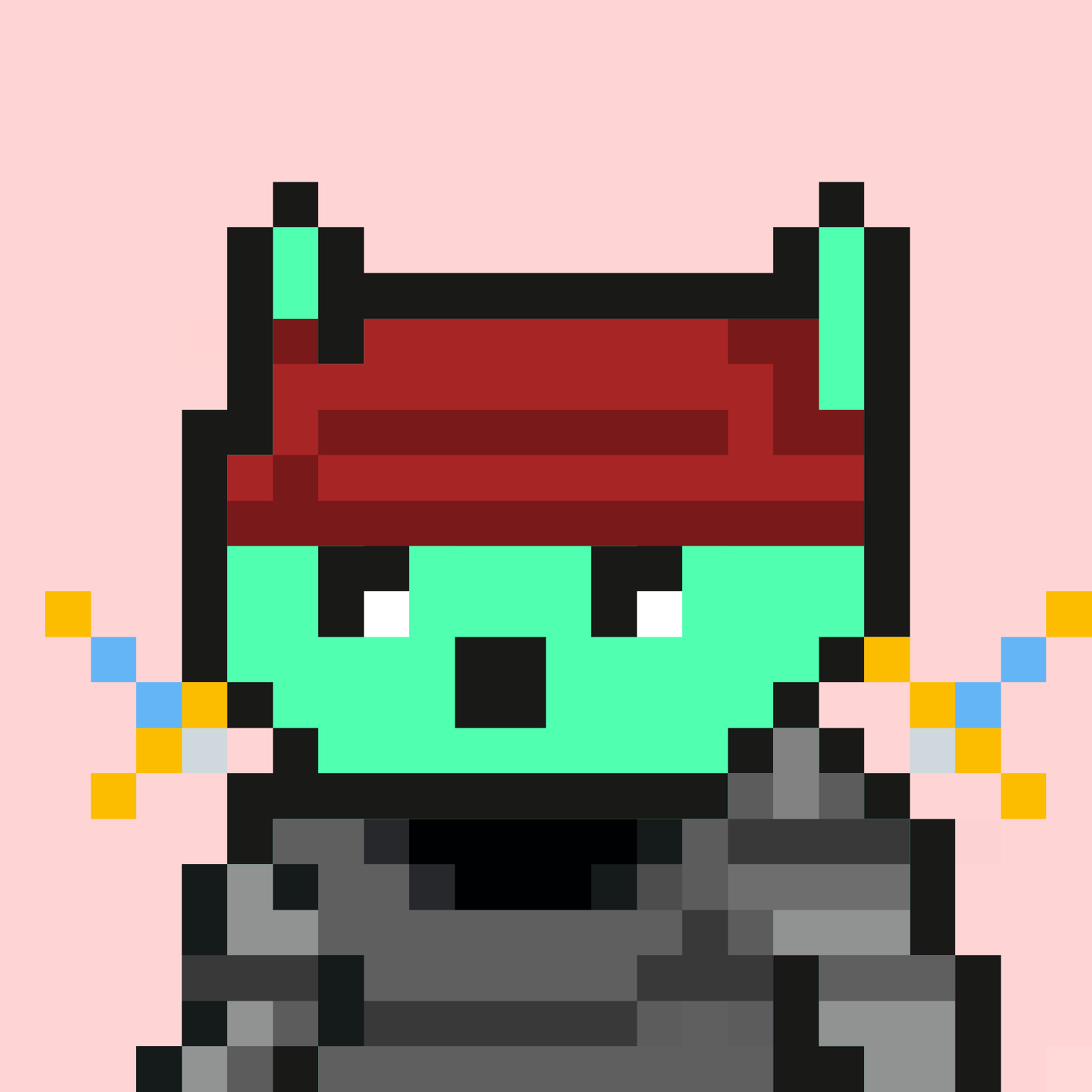 voudharry's tweet photo. 👋Hey Fren, I just won a pixel nft @FrensPix. I managed to find my pixel alter ego on OS, with the same features and here he came to keep me company 🙏💙🎉🔥 @FrensPix @alienfrens @_masoncrowe #alienfrens #frenfollowfren  #NFTCommunity https://t.co/JDX7XKE37a