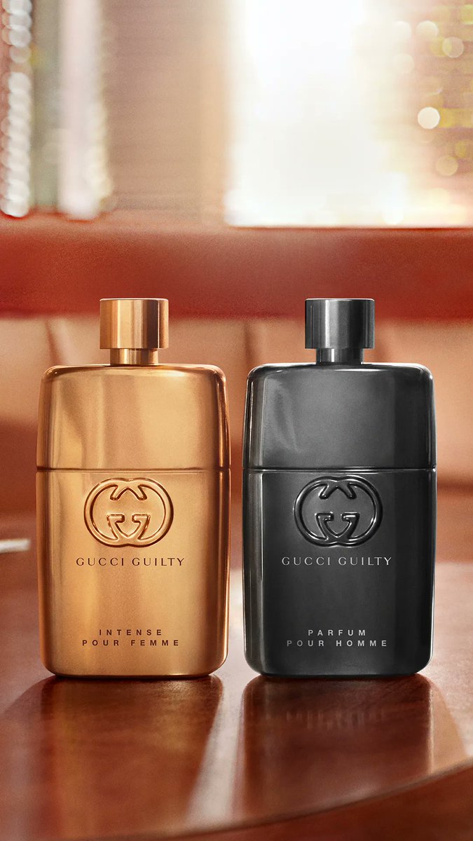 FragranceFDN_UK's tweet photo. The #ForeverGuilty universe continues to pursue a liberated notion of passion with @gucci Guilty Parfum Pour Homme and @gucci Guilty Eau de Parfum Intense Pour Femme. Two scents designed to act as emblems of the connection between like-minded, eccentric lovers.
#Fragrance https://t.co/tnrDHKK1nl