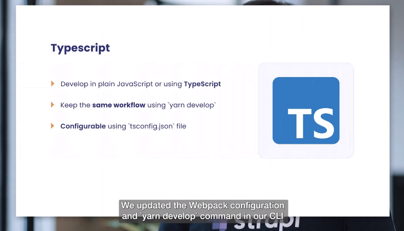 vcoisne's tweet photo. #StrapiConf annoncement ⚡️ - @typescript support coming to @strapijs ⚡️ https://t.co/ih5k3w18It