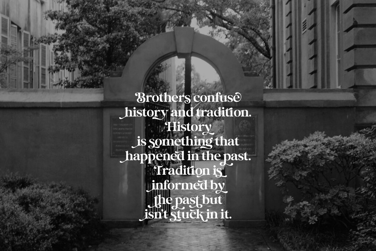 Embrace your chapter’s past and move forward.