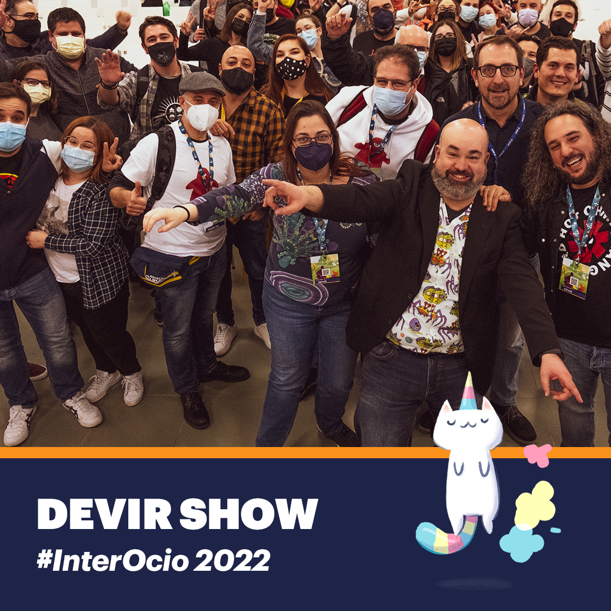 DevirIberia's tweet photo. ¿No pudisteis asistir a
@FeriaInterOcio? No pasa nada, os traemos el Devir Show a vuestras pantallas 😜
Lo podéis ver aquí 👇👇👇👇
https://t.co/FxKNINy6hU https://t.co/Np8E9FBa1H